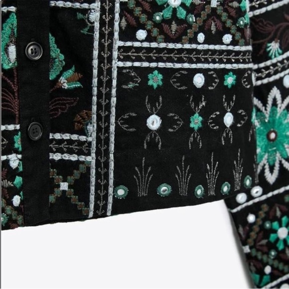 Zara embroidered jacket - Picture 3 of 4